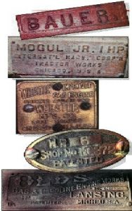 Tractor and Engine Nameplates Image